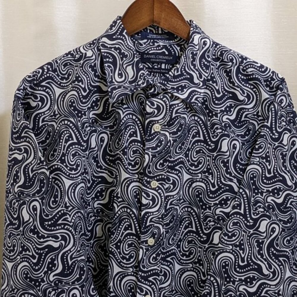 Daniel Cremieux Cotton/Linen Dress Shirt - Sz‎ L